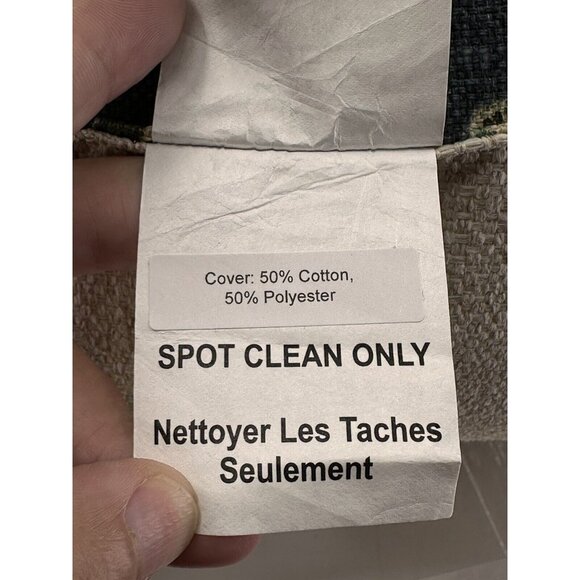 Canaan Western Rodeo Throw Pillow Cotton Blend 20”x20” Duck Feathers Filled - Picture 12 of 12